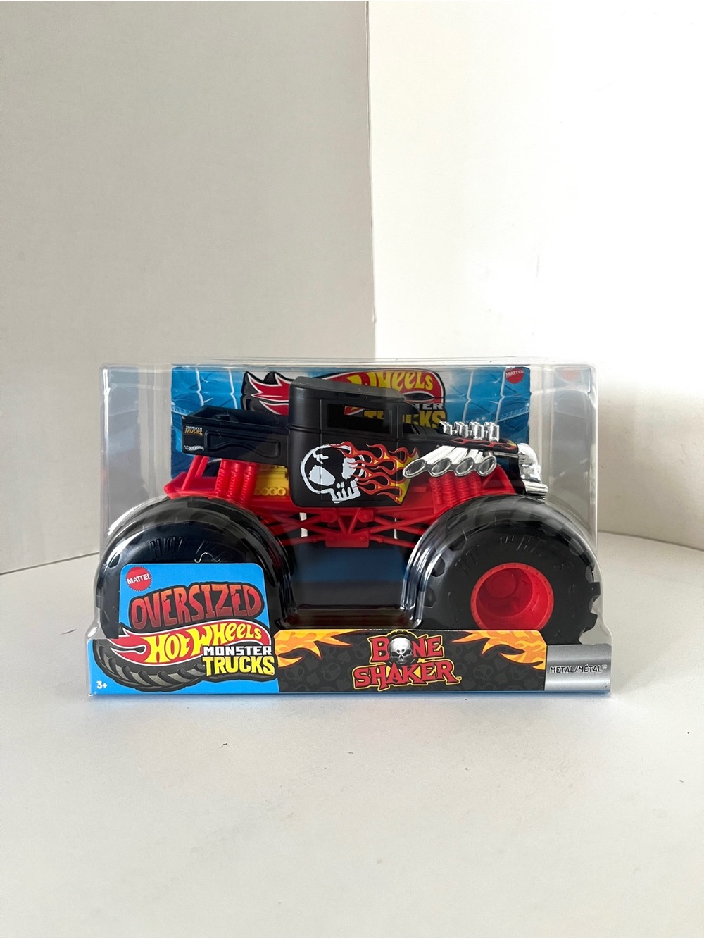 Brand New Oversized Bone Shaker Monster Truck - Red & Black